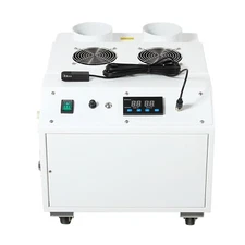 110V Ultrasonic Industrial Humidifier Cooler Sprayer 1KW 10.5Kg/h Two Fog Exits