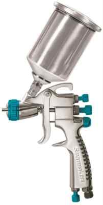 DeVilbiss 802405 Paint Gun Gravity Feed 1.0mm Nozzle Chrome Stainless Steel Kit