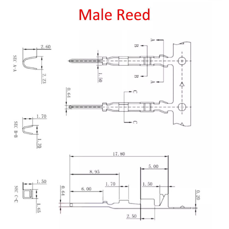 2.54MM Duplex Colored-Single/Double Duplex DuPont Connector Cable