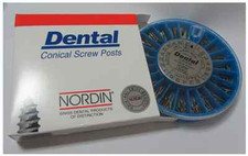 Nordin Dental Screw Posts Pure Titanium 120 Pack