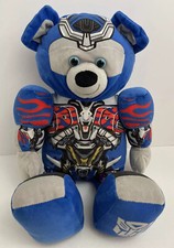 Build A Bear Transformers Optimus Prime Transforms to Autobot Jointed BAB Plush