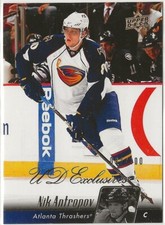 2010 2010-11 Upper Deck Exclusives #188 Nik Antropov 092/100 Atlanta Thrashers