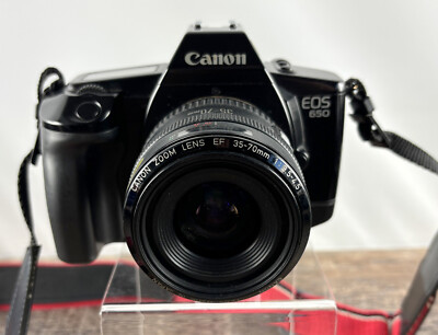 Canon EOS 650 35mm SLR Film Camera & Canon EF 35-70mm 1:3.5-4.5 Zoom Lens