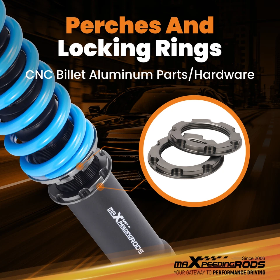 Kits Coilover para Infiniti M35 X sedán 4 puertas 3,5 L 2007 ajustable Puntales de choque de altura Foto 3 de 4