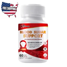 Advanced Blood Support Pills for Healthy Blood Sugar Levels 60 Vegan Capsules