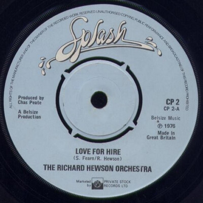 The Richard Hewson Orchestra - Love For Hire / Islands (7'', Single)