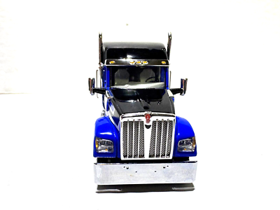 DCP, FIRST GEAR 1/64 SCALE W-990 KENWORTH, MID ROOF BLUE & BLACK