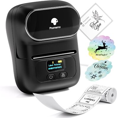 Phomemo M110 Bluetooth Etikettendrucker Thermischer Barcode Etikettendrucker DE