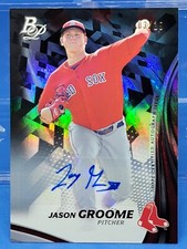 2017 Bowman Platinum BLACK SSP 3/10  Autographs #TPJG Jason Groome AUTO INVEST 
