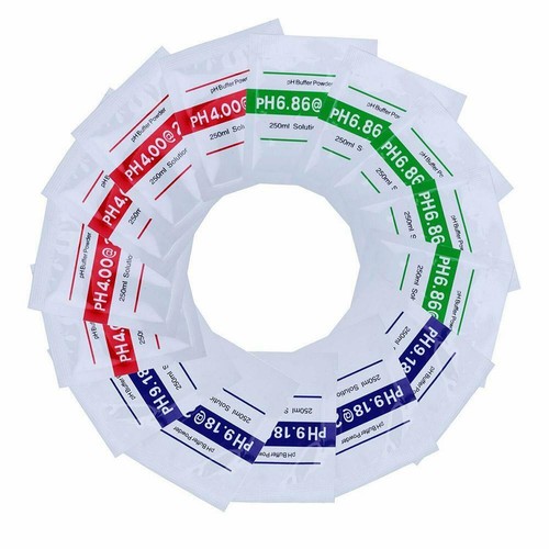 15/30PCS PH Meter Buffer Solution Powder Calibration Water Testing Swimming Pool - Picture 6 of 11