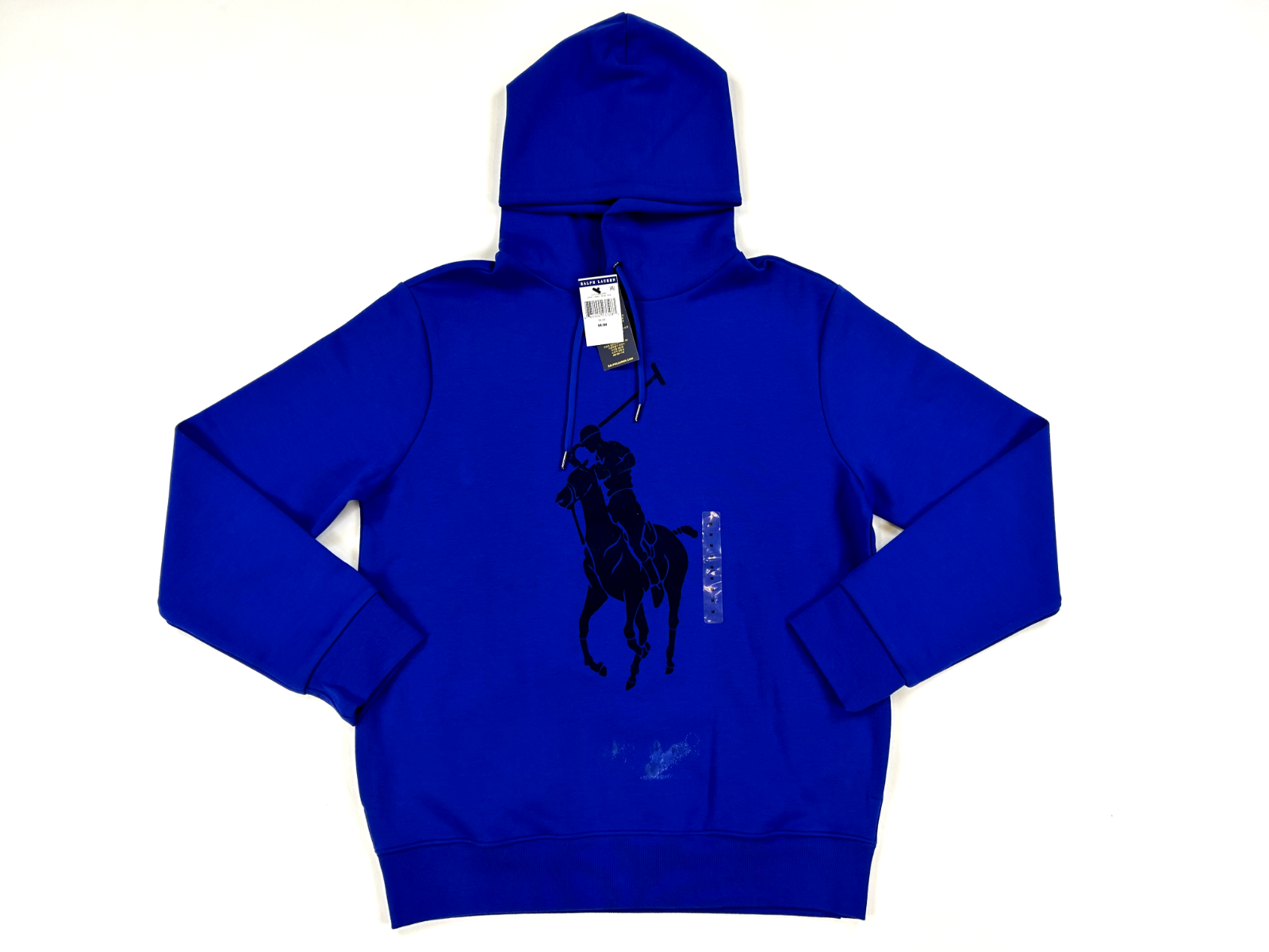 *MINORE DIFETTO* Polo Ralph Lauren Big Pony Parka con pony in feltro Blu (Navy) M
