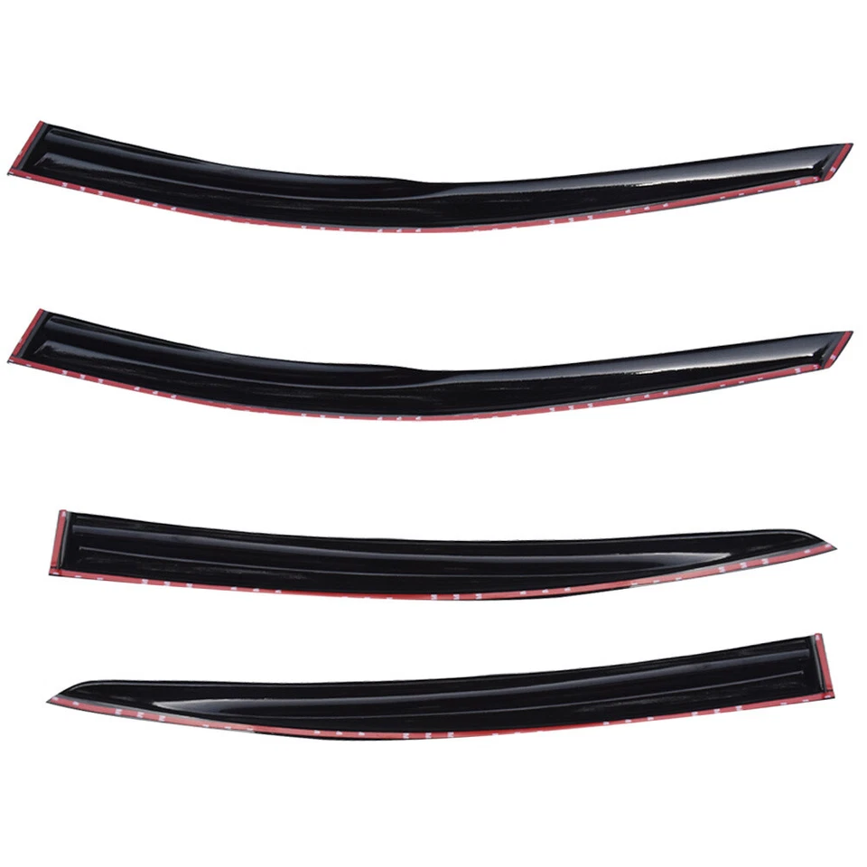 Visera de ventana de laboratorio protector de lluvia deflector para Chevy Cruze 2008-2016 negro Foto 3 de 4