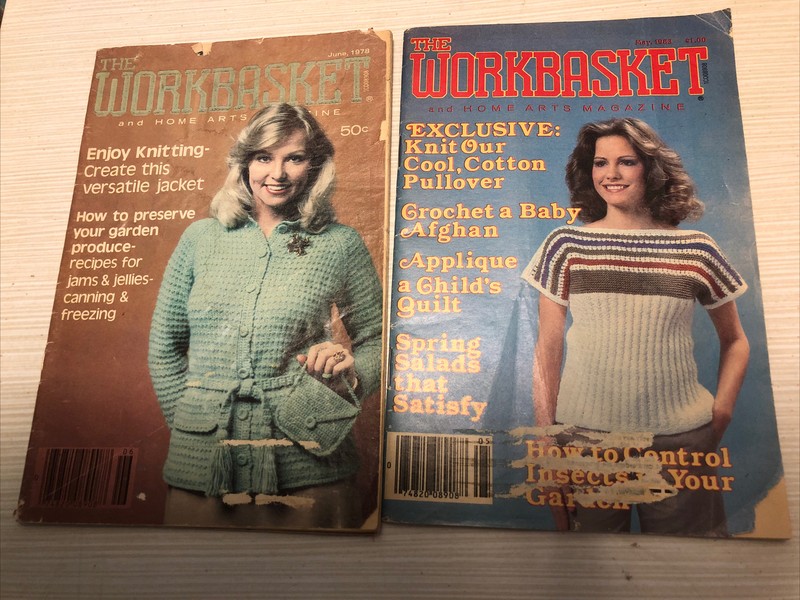 Two work basket magazines June 1978,may1983