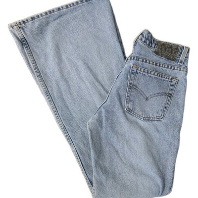Vintage Levis Silvertab Bell Bottom Jeans Womens Size 3M Bootcut Flare Y2K