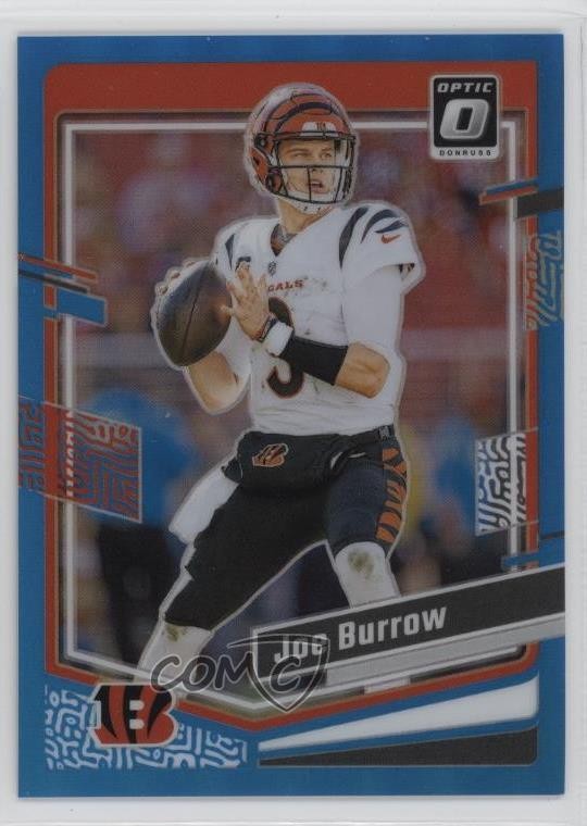 2023 Panini Donruss Optic Aqua Prizm 207/299 Joe Burrow #42 17lu