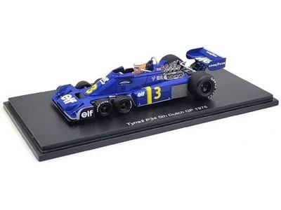 F1 TYRRELL P34 6-Wheels #3 Jody Scheckter Winner Sweden GP 1976 1/43 SPARK S7306