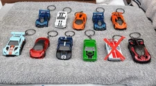 Hand Crafted Hot Wheels Keychains -  New In Original Packaging - See Description