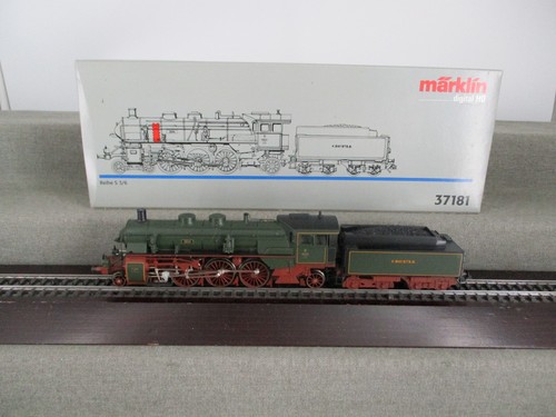 Märklin AC H0 37181 locomotora de vapor de tren rápido S 3/6 analógico digital de K.Bay.St en embalaje original | Condition: Gebraucht