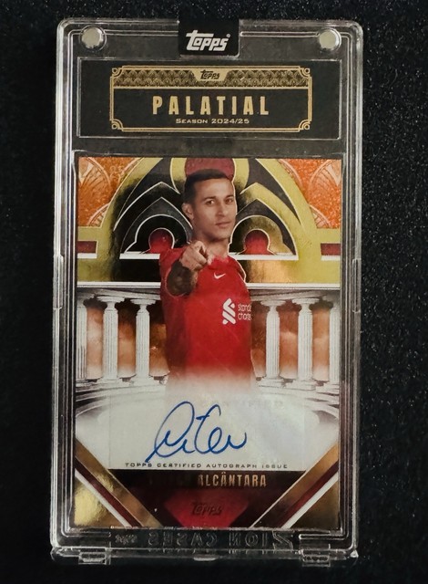 Topps Liverpool Palatial 24/25 Thiago Alcantara Palatial Pose Autograph /25