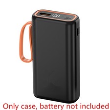 2-Slots 21700 Battery Shell Charger Box LCD Display Power Bank DIY Welded Case