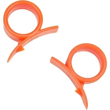Plastic Orange Peeler 2.25 Inches Kitchen Tool 2 Pack Fruit Zester Peeler Set