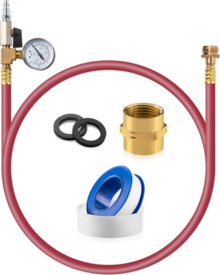 #ad RV Winterizing Kit Winterize Sprinkler Blowout Adapter with Integrated Pressure $42.58