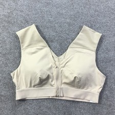 Tommie Copper Sports Bra Womens XL Znergy Support Zip Front Wireless Athletic Br