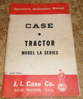 1951 case LA tractor operators manual see condition in good shape used — photo 1