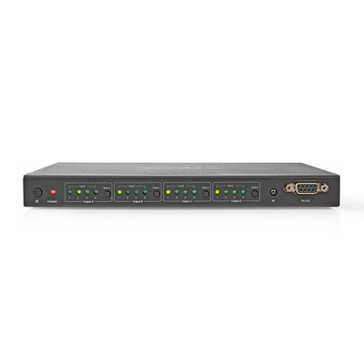 HDMI  Matrix Switch   4x 4 Port port(s)   DC Power / 1x RS232 / 4x HDMI Input   