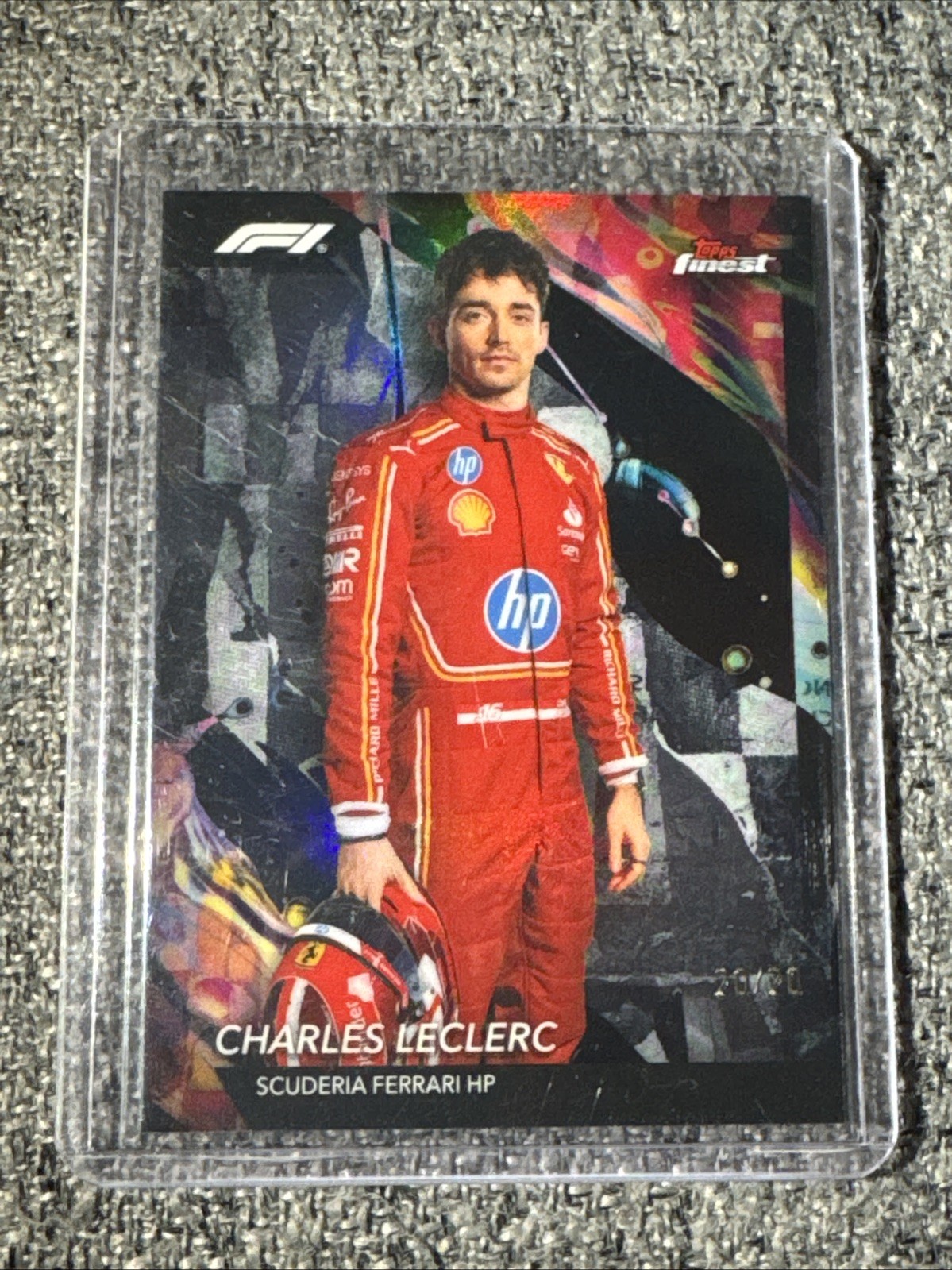 2024 Topps Finest F1 Charles LeClerc Uncommon Black /20 Card 103