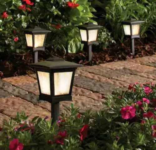 6 PACK LED Lights+Transformer+50' Cable~Low Voltage Black Integrated HD33678BK - Picture 3 of 5