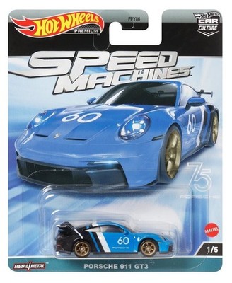 Hot Wheels Porsche 911 GT3 Speed Machines FPY86-959A 1/64
