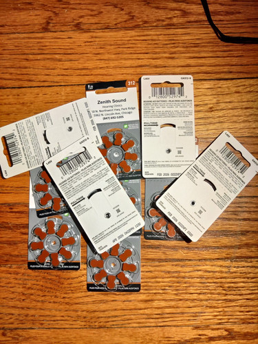 New Lot Of GN312-8 1.45V Hearing Aid Batteries (10 Packs 80 Batteries Total)