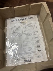 SEGA Saturn Skeleton Console Clear Tested Power On NTSC-J Japan