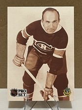 1991-92 Pro Set Hockey FRENCH #336 Howie Morenz - Canadiens