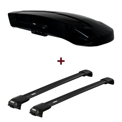 Dachbox Thule Vector M + Dachträger für Seat Ateca SUV Typ KH7 / KHP neu