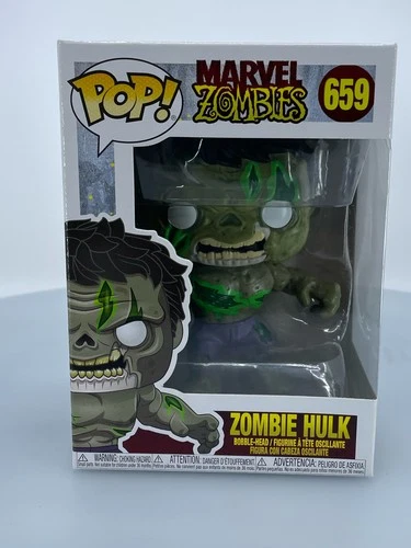 Funko POP! Marvel Zombies Zombie Hulk #659 Vinyl Figure DAMAGED BOX SEE PICS
