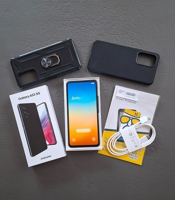 Samsung Galaxy A53 5G Smartphone 6GB/128 GB schwarz - kostenloser Versand