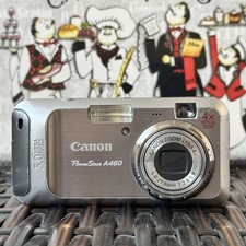 Canon Powershot A460 SILVER Digital Camera Optical Zoom Lens 4x For Parts 