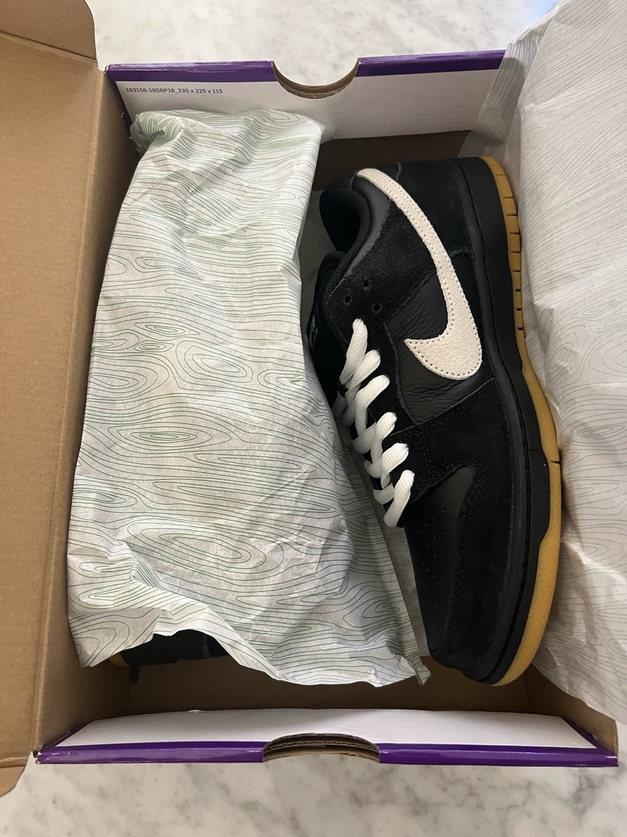 Size 9.5 - Nike SB Dunk Low Pro “Black White Gum” *BRAND NEW