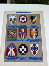 Lot Of  9 Commands headquarters Defense Nuclear  European + Miltary WWII