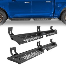Steel Running Board Side Step Bars For 2009-2024 Dodge Ram 1500 2500 3500 4-door