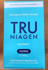 Tru Niagen Nicotinamide Riboside Chloride, 300 mg, 120 Vegetarian Capsules