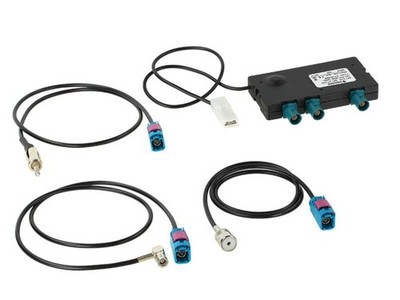 ACV 15-7132087 - Aktiver Antennensplitter AM - FM / DAB - DAB+ ISO>DIN