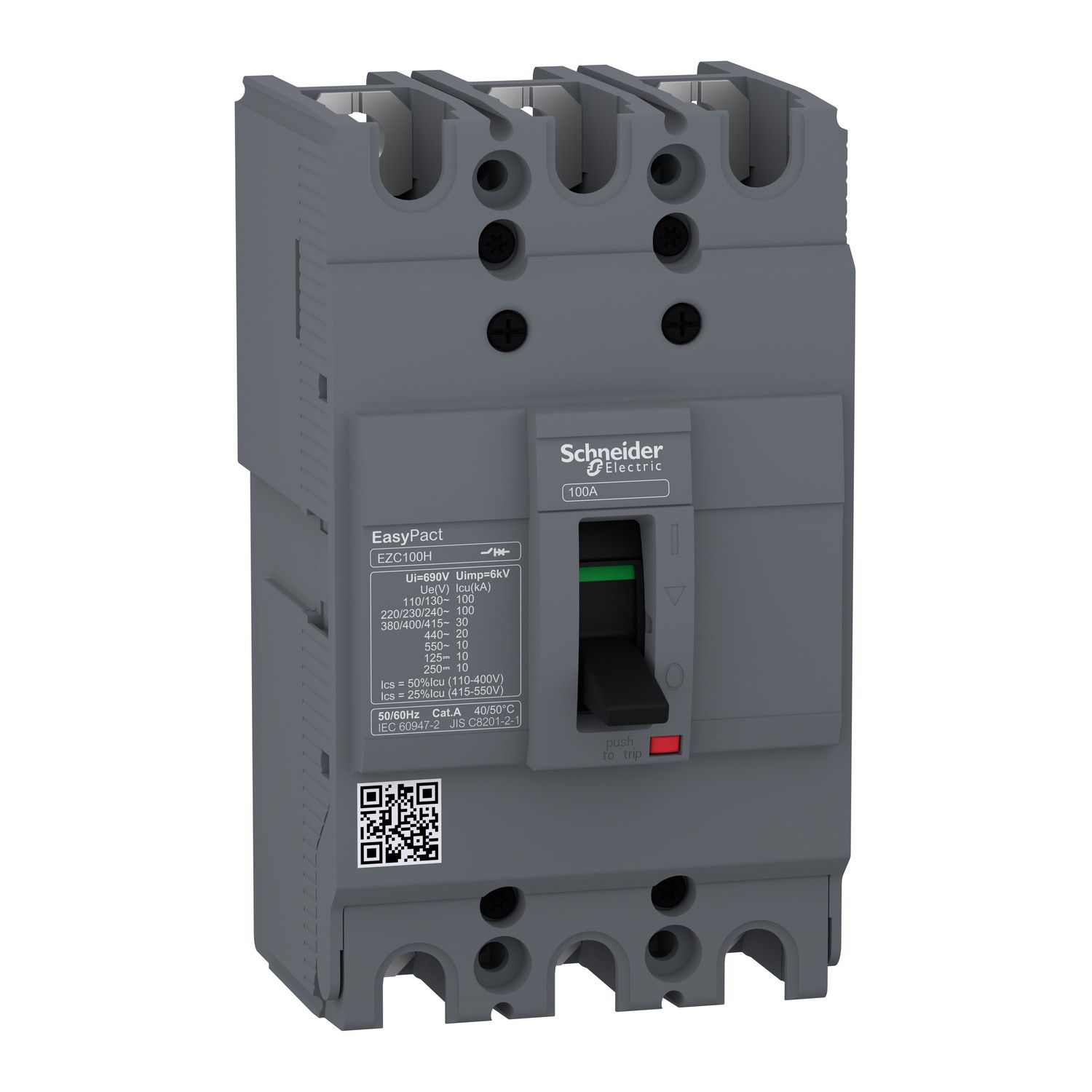 Schneider EZC100H3032 - MG EZC100 H 30kA 3P/3T 32A - Made In Thailand