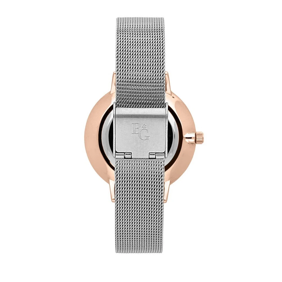 B&G Soleil – Orologio Donna Silver con Dettagli Rose Gold (R3853310501) Foto 4 de 4