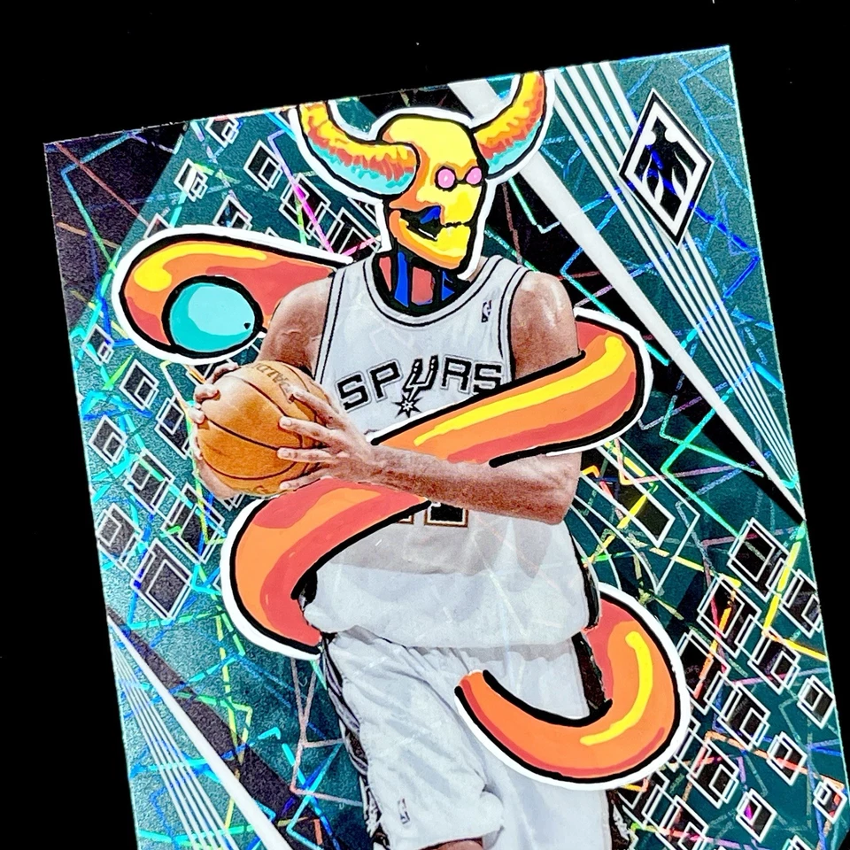 1/1 TIM DUNCAN 🔥 TEAL LAZER PRIZM SSP 🔥 NEW PENINI: ONE OF ONE ART - Image 4 of 4