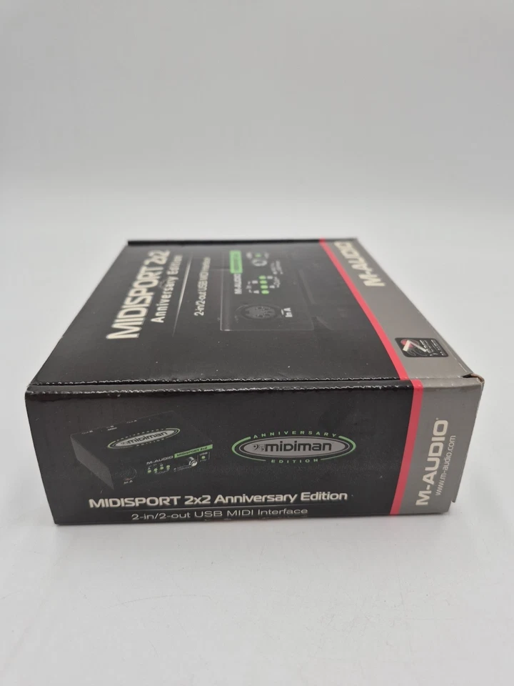 M-AUDIO MIDISPORT 2x2/Midiman Anniversary Edition NEW - Image 3 of 4