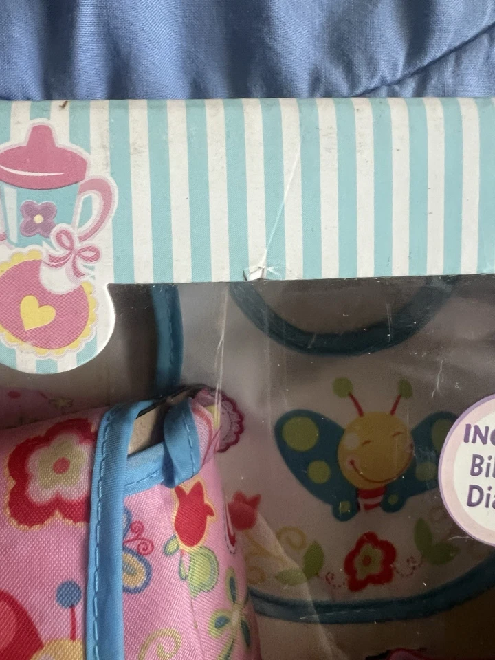 Hasbro Baby Alive 2007 bolsa de pañales conjunto de accesorios nunca sacado de la caja funcionando Foto 2 de 4