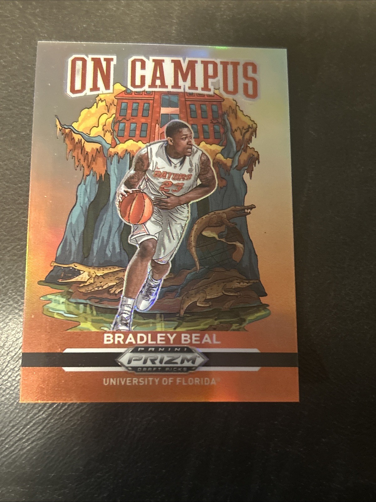 2021 Panini Prizm Draft Picks Bradley Beal On Campus Silver #18 CASE HIT SSP
